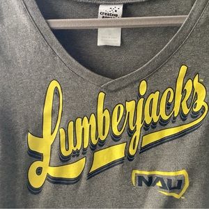 NAU Northern Arizona University Lumberjacks Womens shirt short sleeve large L